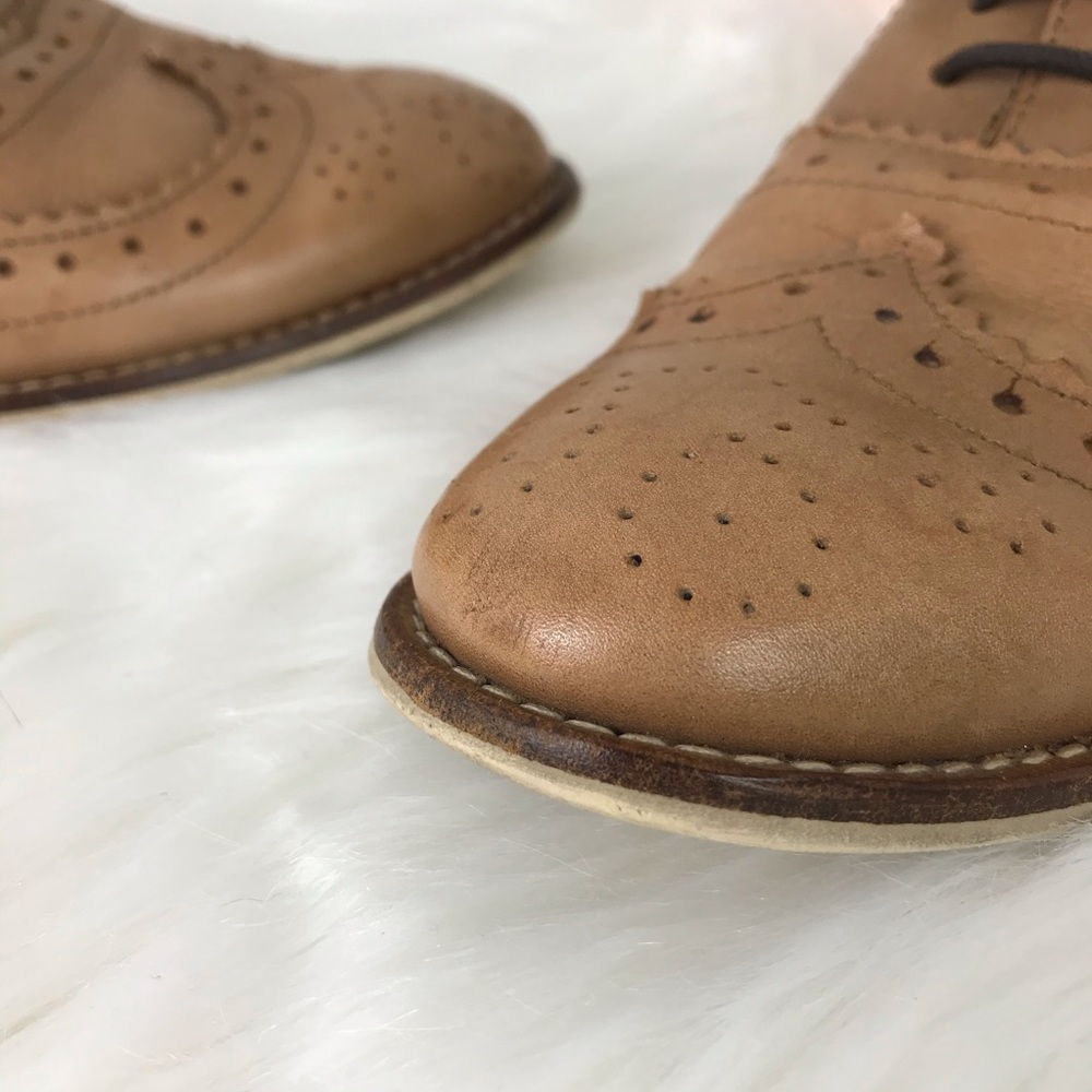 ❌SOLD❌ ASOS Leather Wingtip Brogue Oxfords - Picture 7 of 10